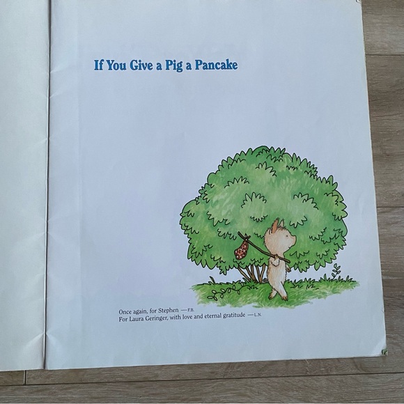 Vintage If you give a pig a pancake big book 17” by Laura Numeroff Scholastic - Picture 6 of 12